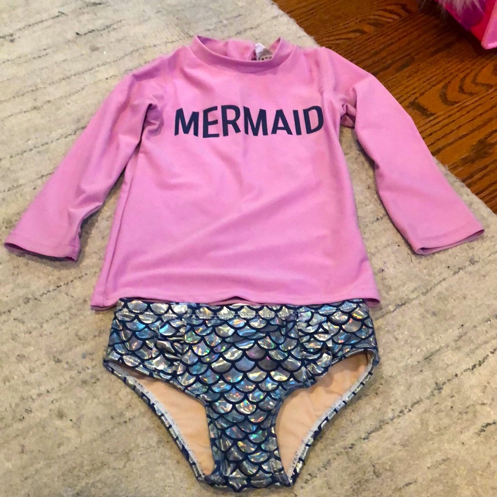 Toddler two piece bathing suit